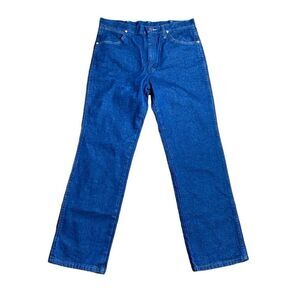 Men’s Vintage Straight Leg Wrangler Blue Jeans size 32